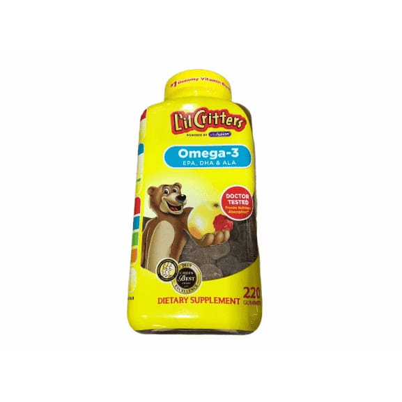 lil critters omega 3 epa dha ala 220 gummies