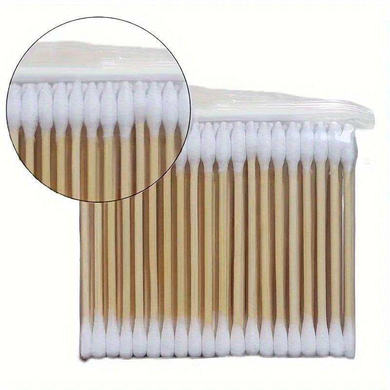 100pcs Premium Quality Double-Tip Cotton Swabs – Versatile and Gentle for All Your Hygiene Needs