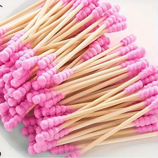 100pcs Premium Quality Double-Tip Cotton Swabs – Versatile and Gentle for All Your Hygiene Needs