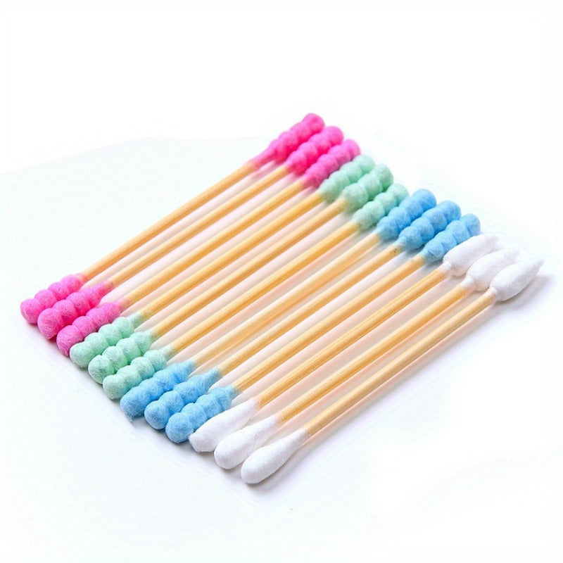 100pcs Premium Quality Double-Tip Cotton Swabs – Versatile and Gentle for All Your Hygiene Needs