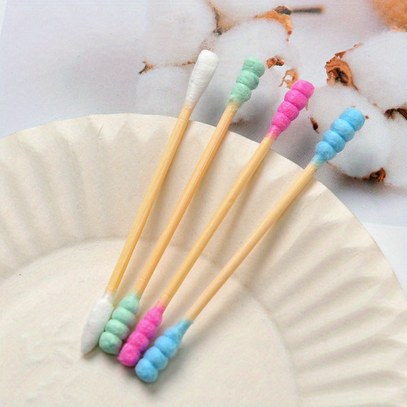 100pcs Premium Quality Double-Tip Cotton Swabs – Versatile and Gentle for All Your Hygiene Needs