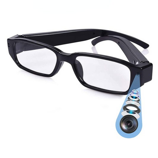 Clear View 4K Video Recording Surveillance Camera Eye Glasses