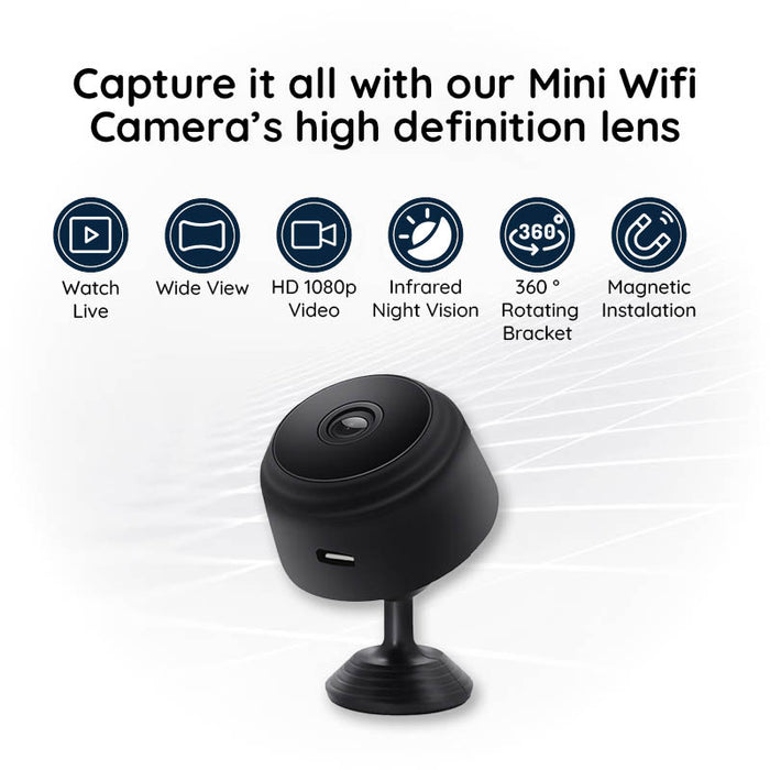 Mini Camera WiFi HD 1080P Night Vision