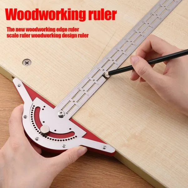 Best Woodworking Edge Ruler Ultra Precision Marking Adjustable T Square Woodworkers