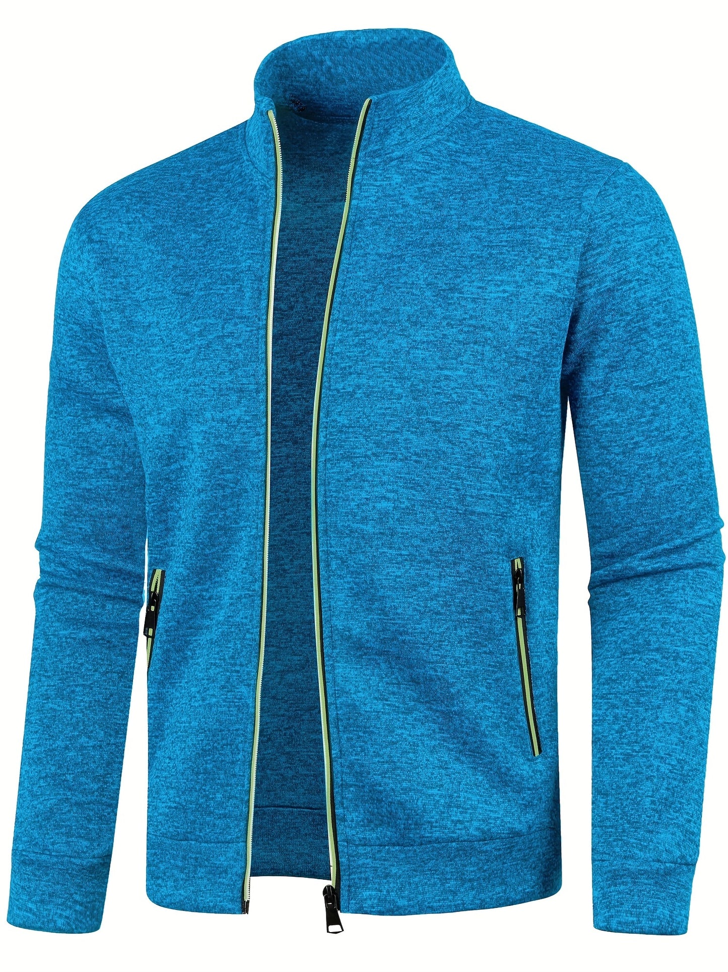 Stylish Full-Zip Mid-Stretch Cardigan Sweater Coat – The Ultimate Men’s Casual Layer