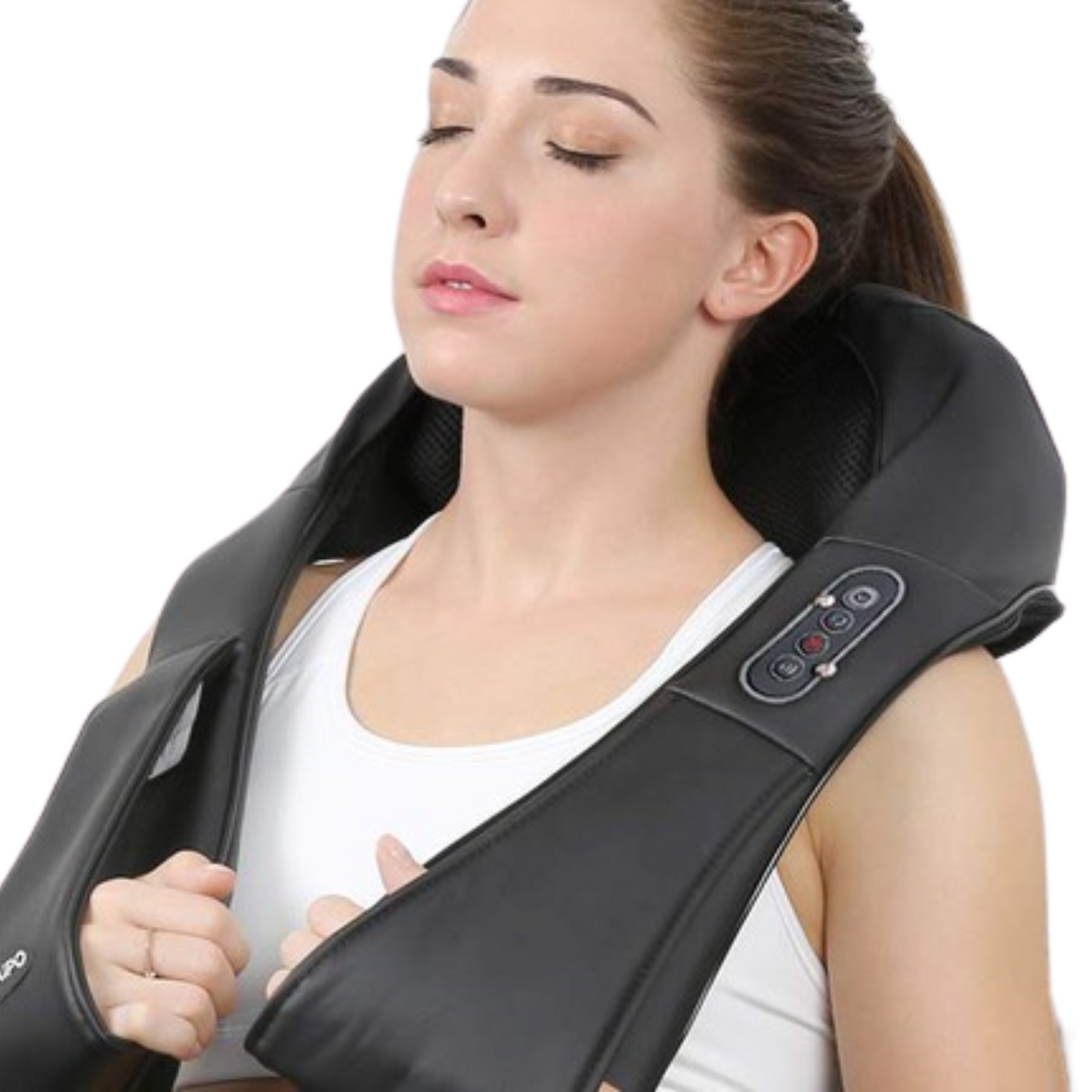 Heated Shiatsu Neck And Shoulder Deep Tissue Pressure Point Massager