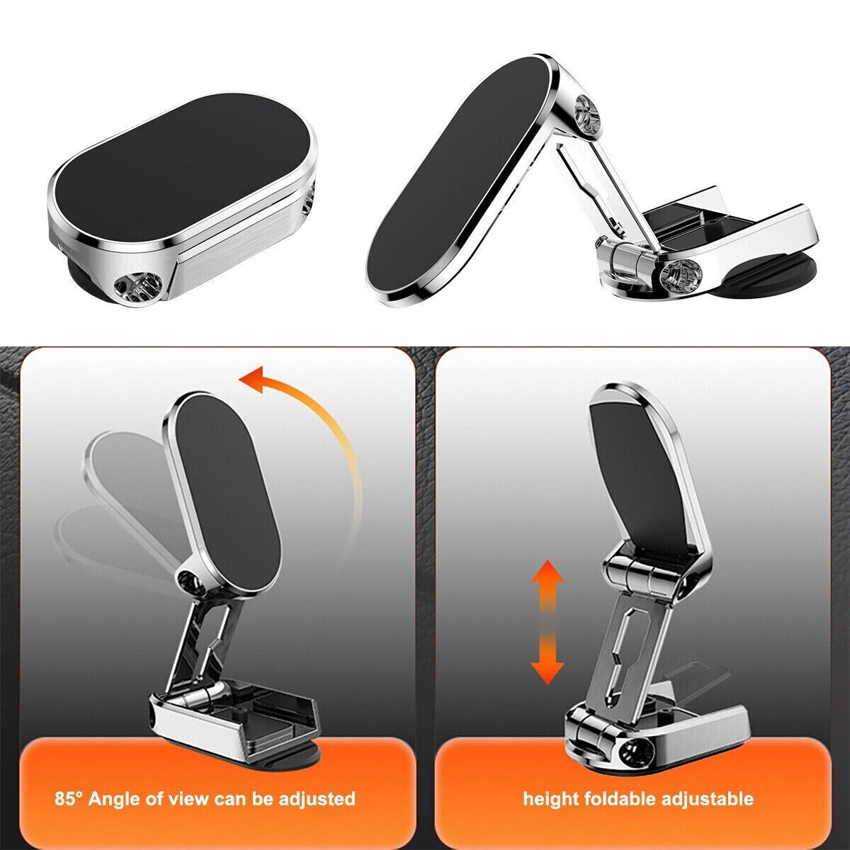 Folding Magnetic Car Phone Holder