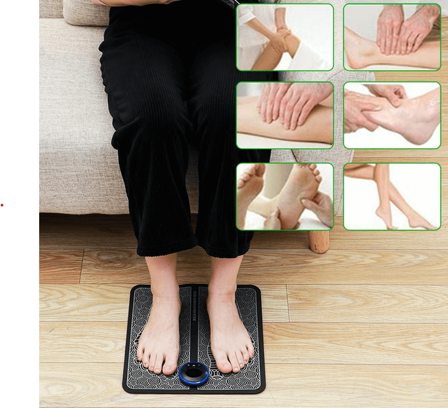 EMS Acupoints Stimulator Massage Foot Mat: Ultimate Relaxation & Pain Relief