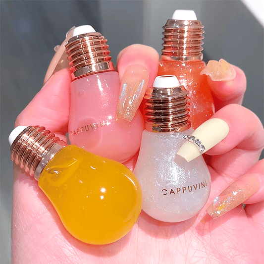 Small Light Bulb Moistening Lip Gloss – Hydrating Beauty Balm for Fuller, Glowing Lips