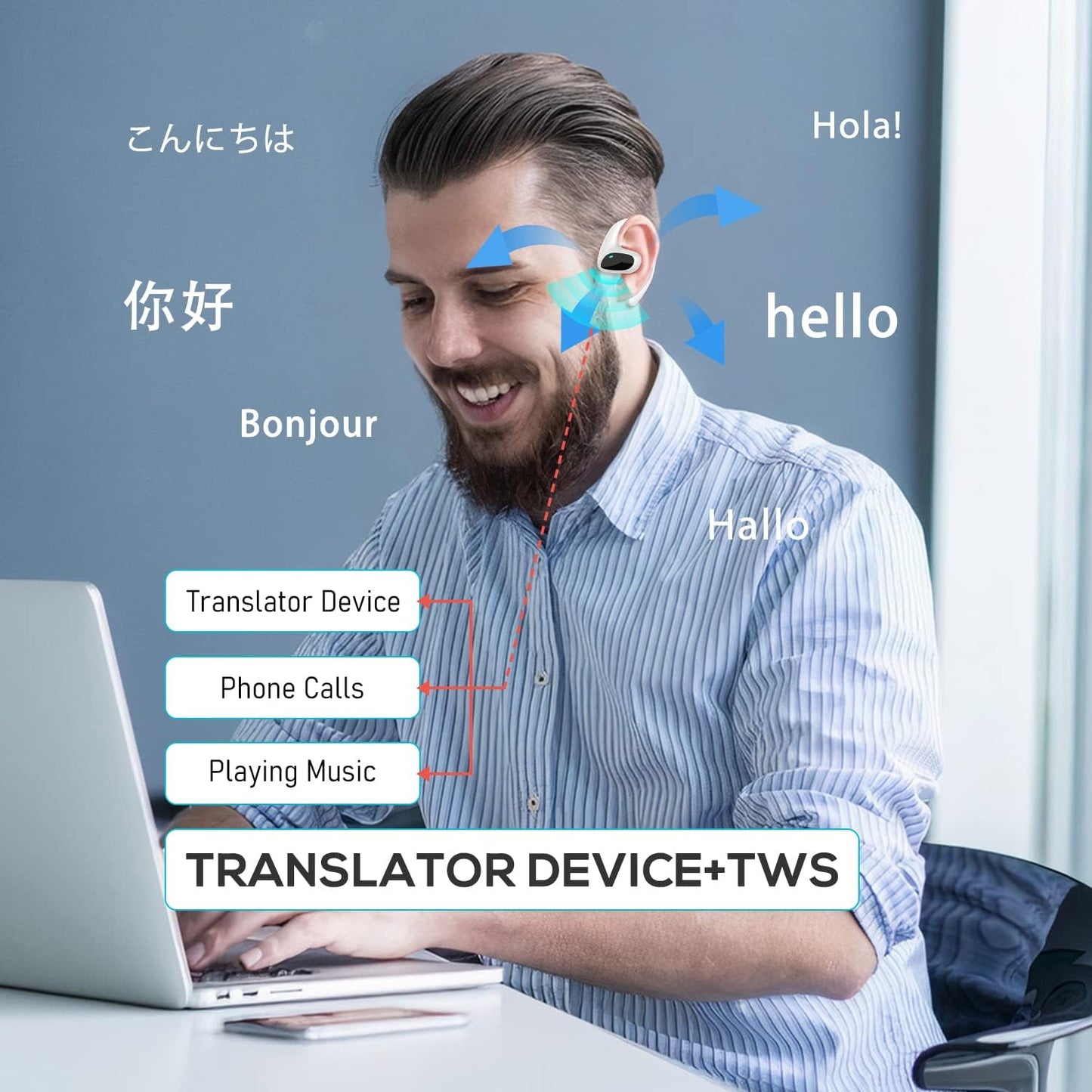 Language Translator Earbuds