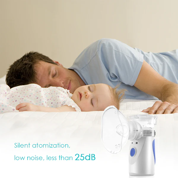 Mini Ultrasonic Portable Handheld Nebulizer Machine Mesh Steam Inhaler for Kids, Adults