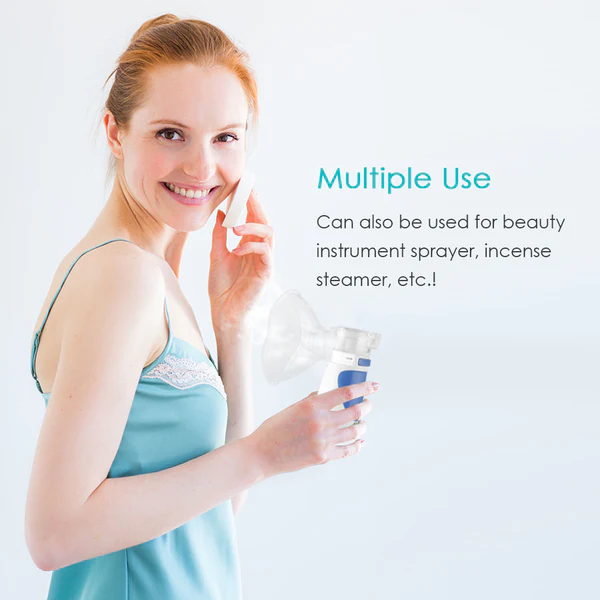 Mini Ultrasonic Portable Handheld Nebulizer Machine Mesh Steam Inhaler for Kids, Adults