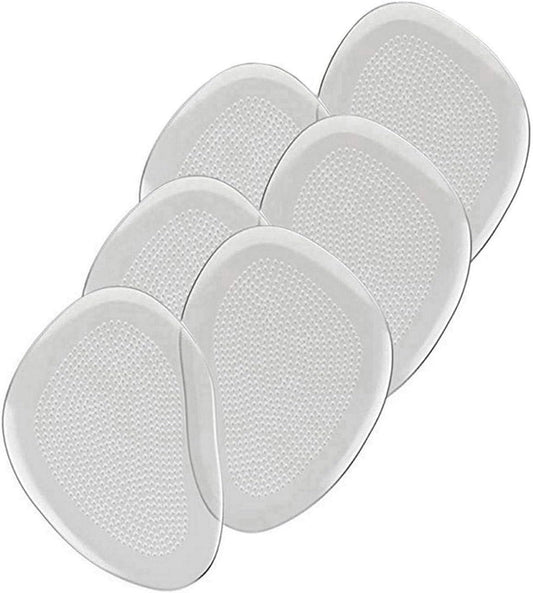 Ball of Foot Cushions - 3 Pairs (6pcs) Premium Extra Soft Metatarsal Pads for Pain & Pressure Relief for Any Shoes