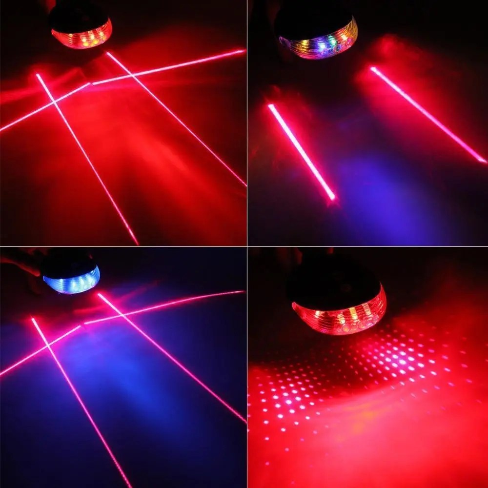 Led Bike Light Bicycle Laser Tail Light