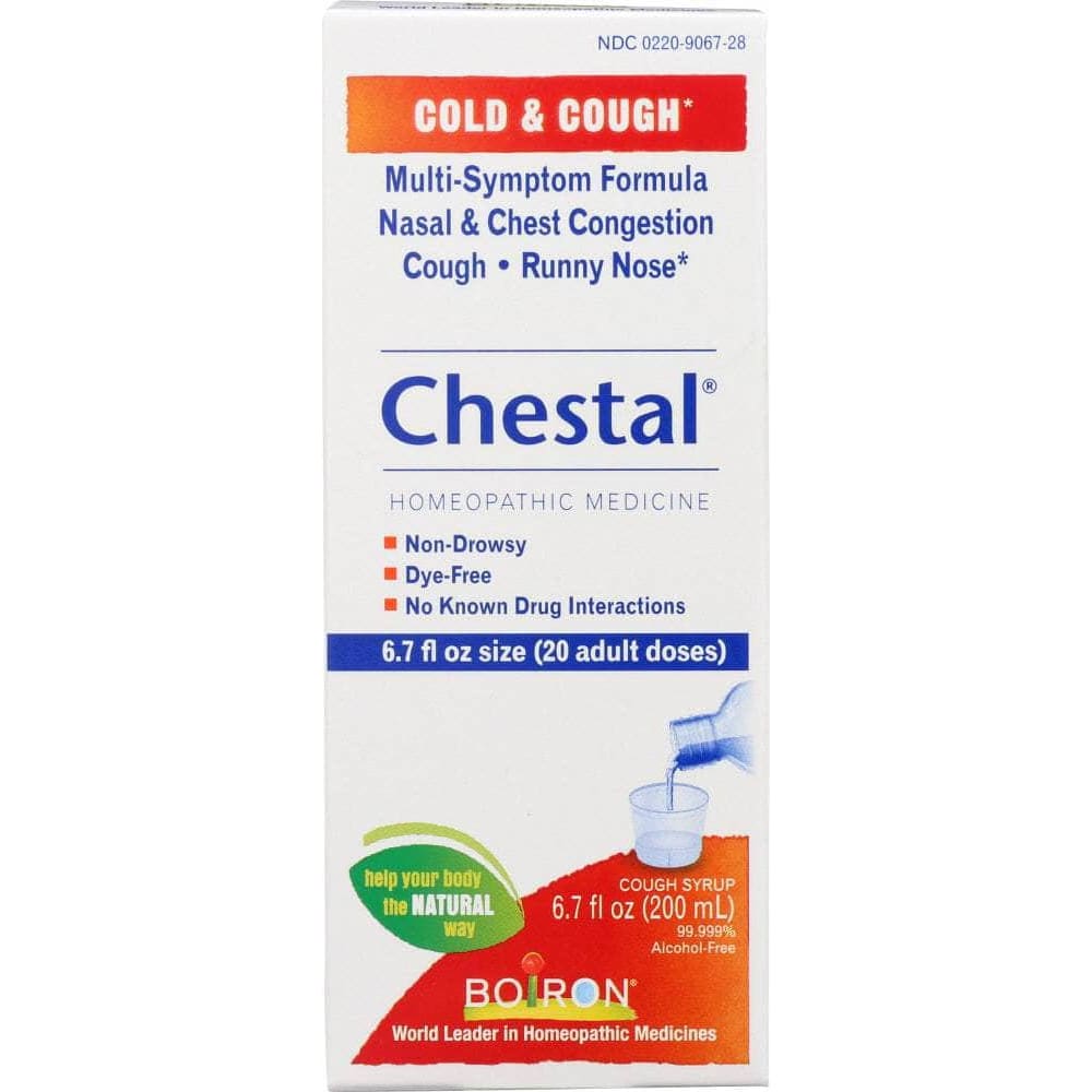 Boiron Chestal Cold & Cough Adult, 6.7 Oz (Case of 2)