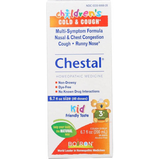 Boiron Childrens Chestal Cold & Cough, 6.7 Fo (Case of 2)