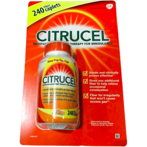 Citrucel Methylcellulose Fiber Therapy For Irregularity - 240 Caplets