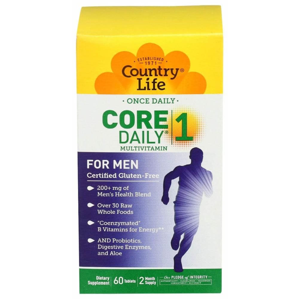 COUNTRY LIFE Core Daily 1 Mens Multivitamin, 60 tb