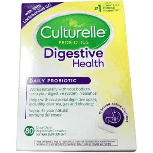 Culturelle Digestive Health Probiotic, 80 Capsules