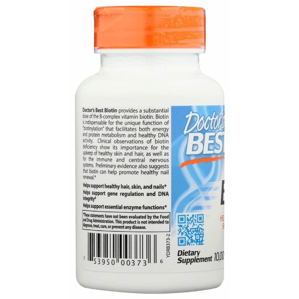 Doctors Best Biotin 10000Mg, 120 Vc