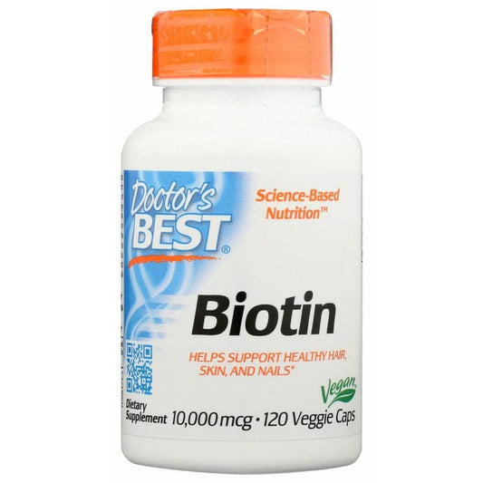 Doctors Best Biotin 10000Mg, 120 Vc