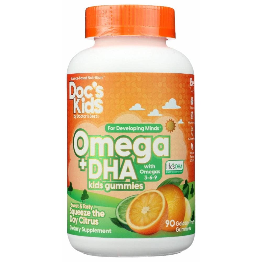 Doctors Best Kids Omega And Dha Gummy, 90 Ea