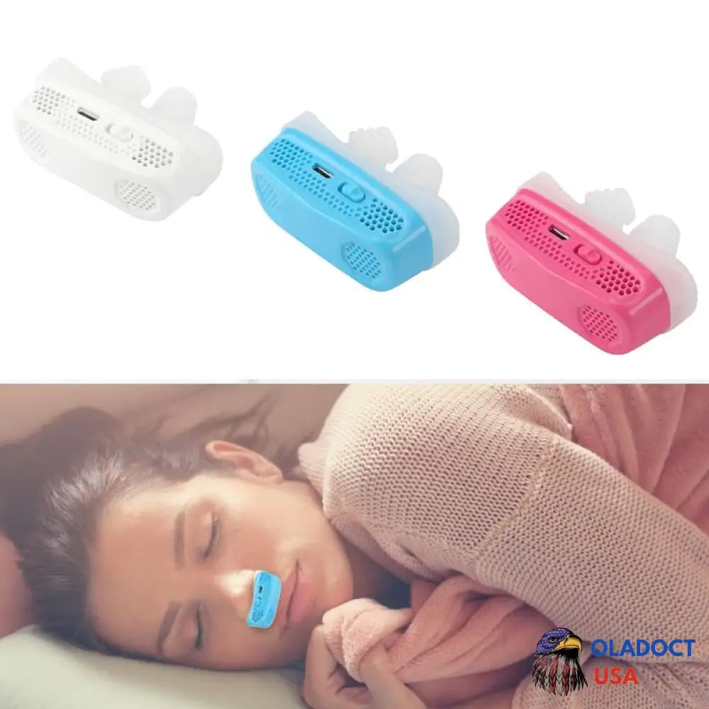 Electronic Anti Snoring Silicone Device - Snore Guard Sleep Apnea Aid