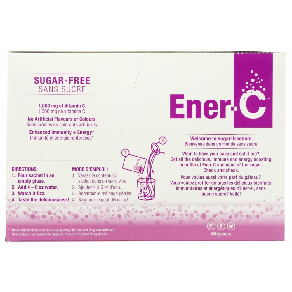 Ener C Vitamin C Sugar Free Mixed Berry Packet, 30 Pc