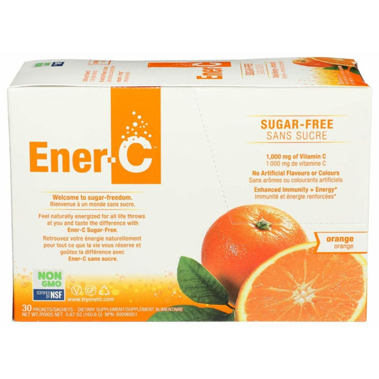 Ener C Vitamin C Sugar Free Orange Packet, 30 Pc