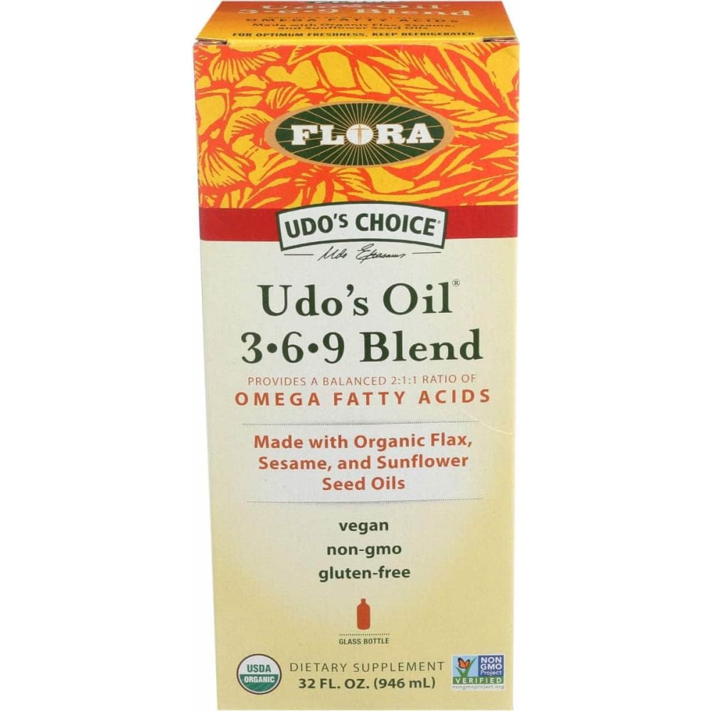 FLORA HEALTH Udos Oil 369 Blend, 32 oz