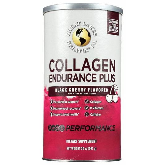 Great Lakes Collagen Endurance Chrry, 20 Oz