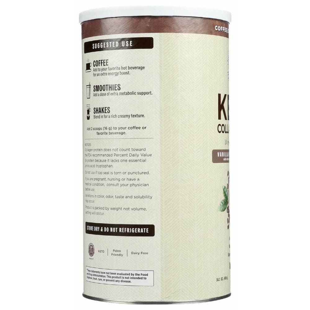 Great Lakes Keto Collagen Mct Vanilla, 14.1 Oz