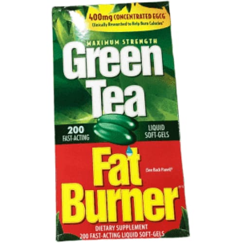 Green Tea Fat Burner Weight Loss Pills, 200 Softgels