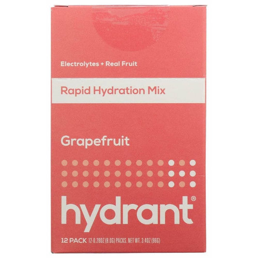 Hydrant Hydration Grapefruit 12Pk, 12 Ea