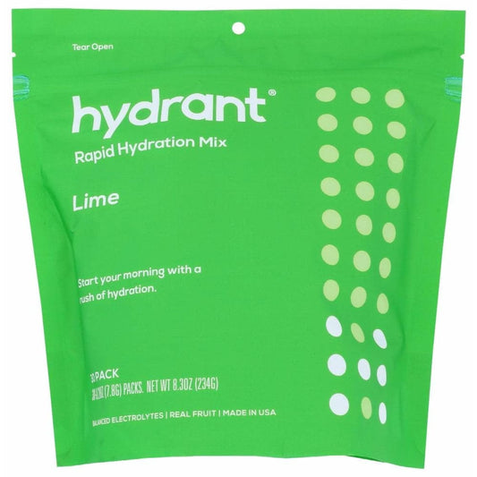 Hydrant Hydration Lime 30Pkt, 30 Ea