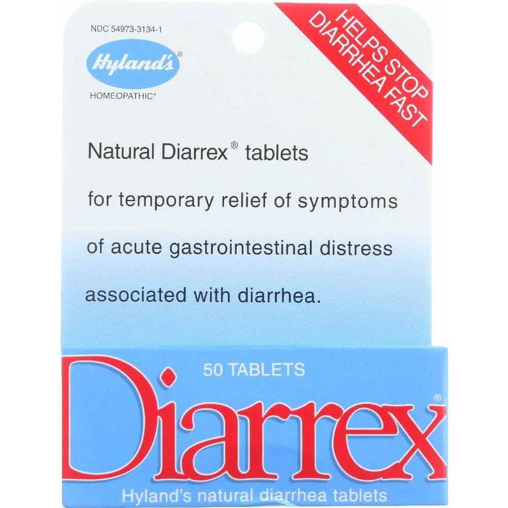 Hyland Diarrex Tablet, 50 Tablets (Case of 3)