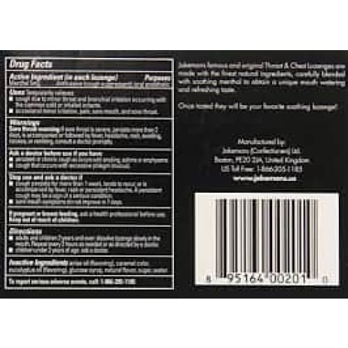 Jakemans Lozenge Throat And Chest Anise Menthol, 24 Pc (Case of 4)