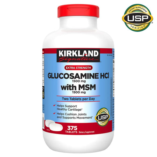 Kirkland Signature Glucosamine with MSM, 375 Tablets