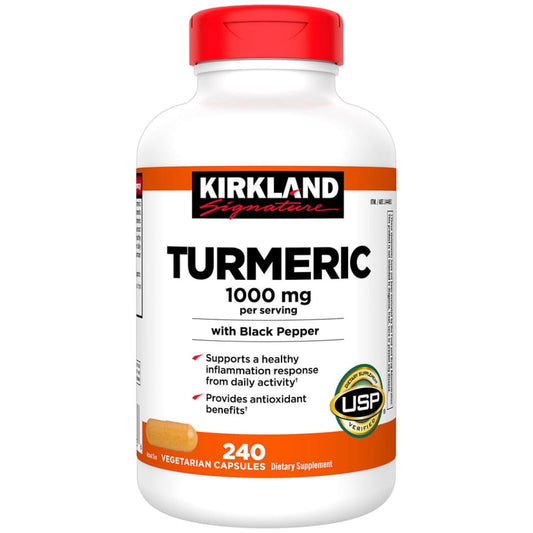 Kirkland Signature Turmeric, 1000 mg, 240 Capsules