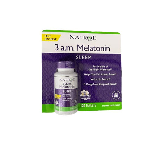 Natrol 3 a.m. Melatonin Tablets, 120 ct.