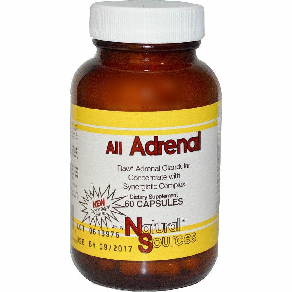 Natural Sources All Adrenal, 60 Capsules (Case of 3)
