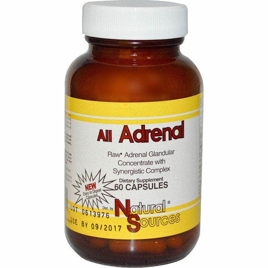 Natural Sources All Adrenal, 60 Capsules (Case of 3)