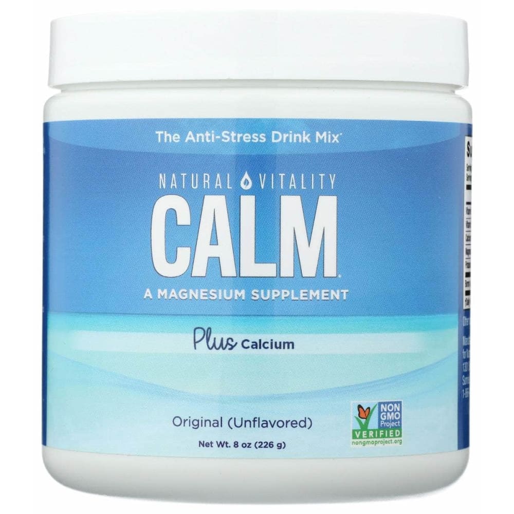 Natural Vitality Calm Calcium Plain, 8 Oz