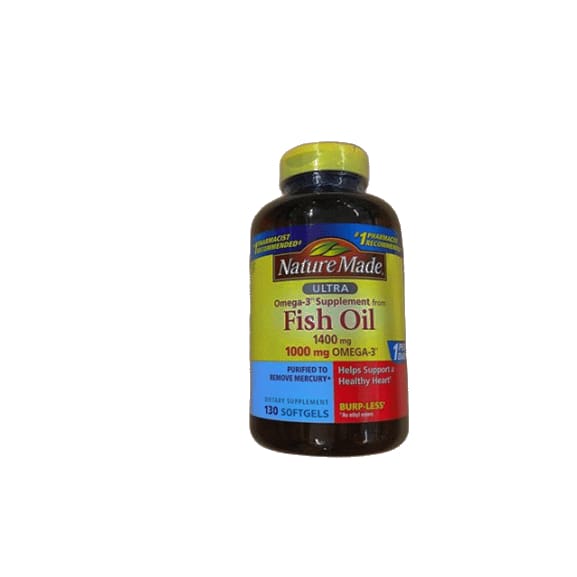 Nature Made 1,400mg Ultra Omega-3 Fish Oil, 130 ct.