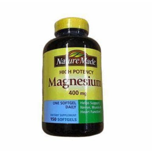 Nature Made 400mg High Potency Magnesium Liquid Softgels, 150 ct.