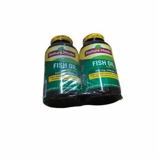 Nature Made Fish OIL 1200 Mg, 360 Mg Omega-3 ( 400 Liquid Softgels)