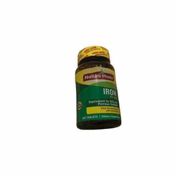 Nature Made Iron 65 mg, 365 Tablets