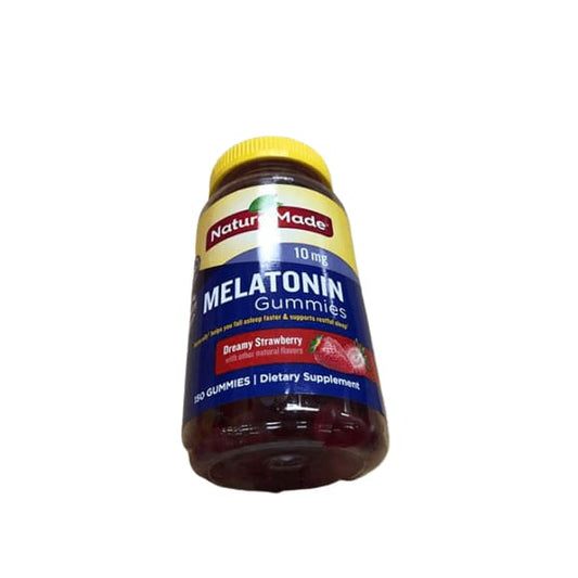 Nature Made Melatonin 10 mg Gummies, Dreamy Strawberry, 150 Count