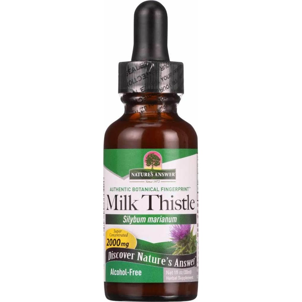 Nature'S Answer Milk Thistle Alcohol-Free 2,000 Mg, 1 Oz (Case of 2)