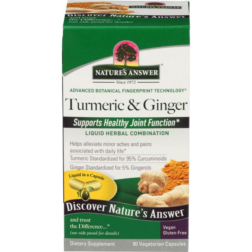 Natures Answer Tumeric Ginger, 90 Vc